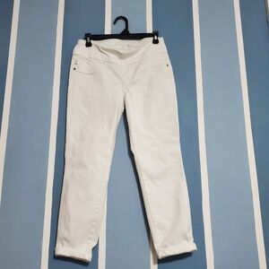 Rock & Republic Women's White Cropped Jeans